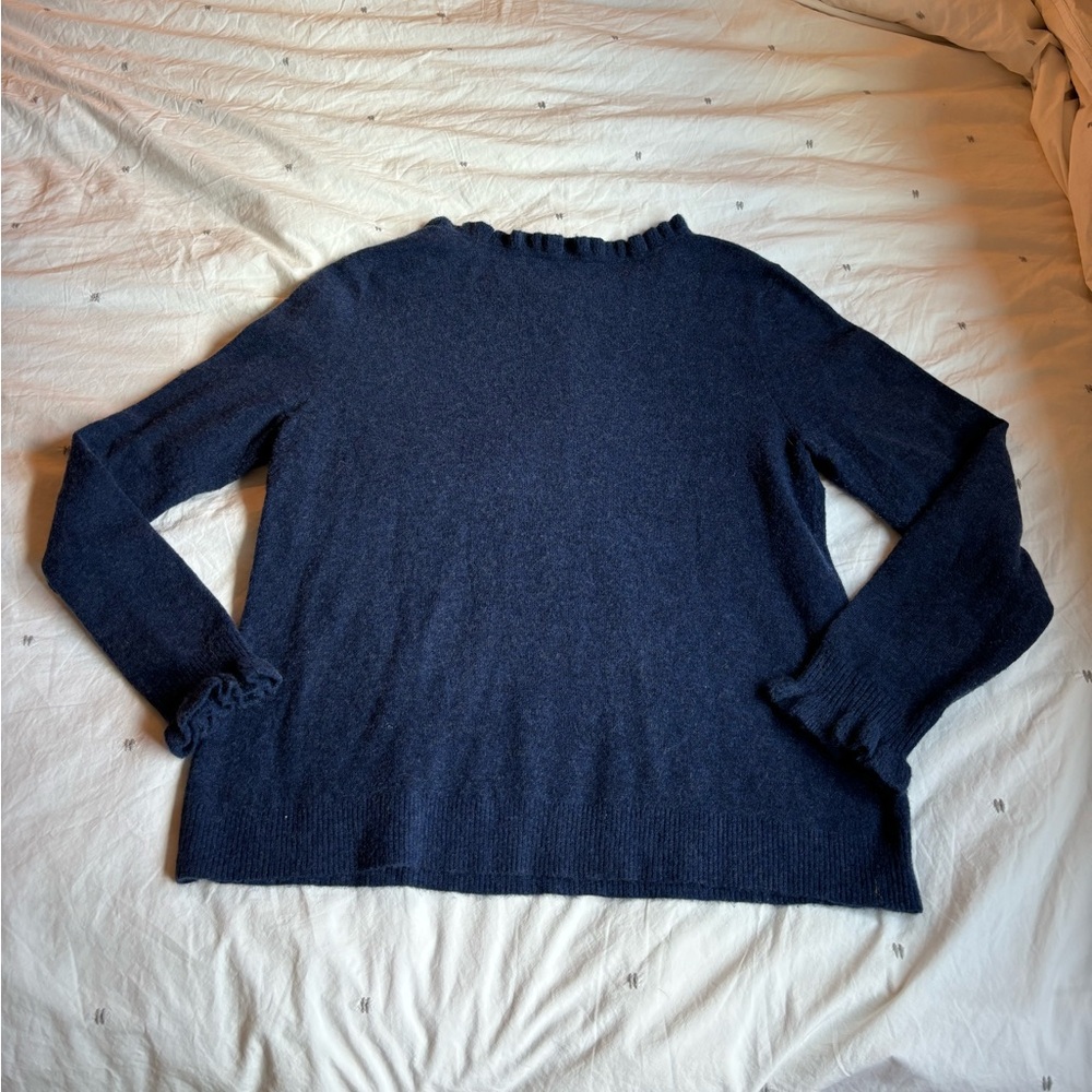 Sundance Navy Blue Crew Neck Sweater - Picture 6 of 7